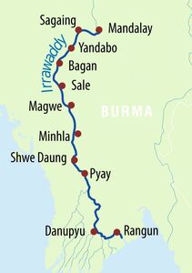 Karten vom Irrawaddy