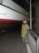 Erna an einer kritischen Stelle