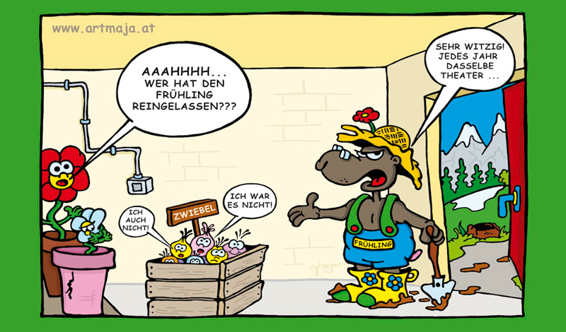 Wer hat den Frühling rein gelassen?